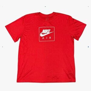 Nike Men's Dri-Fit Box Logo Red T-Shirt size 3XL